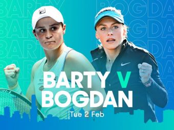 
	Ana Bogdan, invinsa de liderul mondial, Ashleigh Barty, scor 3-6, 3-6: Irina Begu, calificare incredibila in optimi
