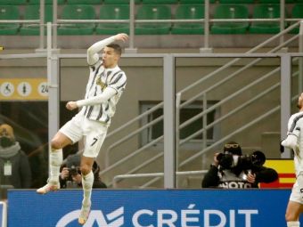 
	EXTRATERESTRU! Doua goluri in 9 minute pentru Cristiano Ronaldo in derby-ul COLOSAL cu Inter din Cupa Italiei! Cum a marcat
