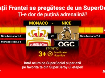 
	(P)&nbsp;Bogații Franței se întâlnesc într-un SuperDerby! Monaco-Nice e meciul etapei!
