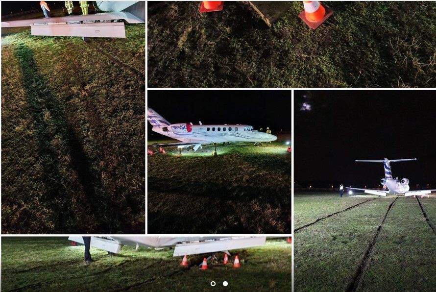 Momente HORROR pentru Dries Mertens! Avionul cu care zbura in Belgia a aterizat pe langa pista! Imagini de necrezut_3