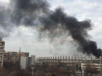 
	Un incendiu a izbucnit la noul stadion din Giulesti! Prima reactie a pompierilor: &quot;A ars polistiren in zona peluzelor!&quot;
