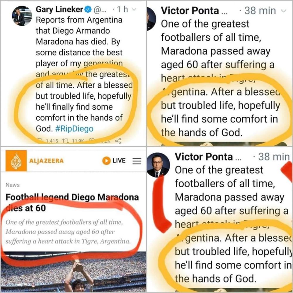 Victor Ponta a RECUNOSCUT! Ce s-a intamplat cu postarea plagiata de pe Twitter, in ziua decesului lui Diego Maradona: "Aveau dreptate sa ma ia la misto!"_2