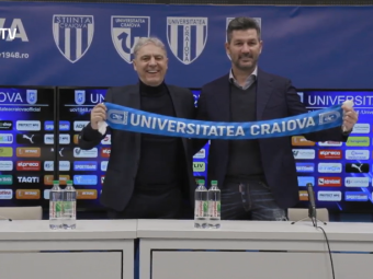 
	Universitatea Craiova si-a prezentat OFICIAL noul antrenor! Ce a spus Ouzounidis la conferinta de presa

