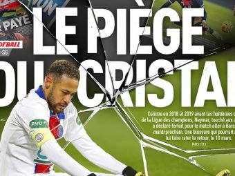 &quot;Capcana de cristal!&quot; Atac DUR in L&#39;Equipe dupa ce Neymar s-a accidentat din nou! Ce au scris despre starul lui PSG&nbsp;