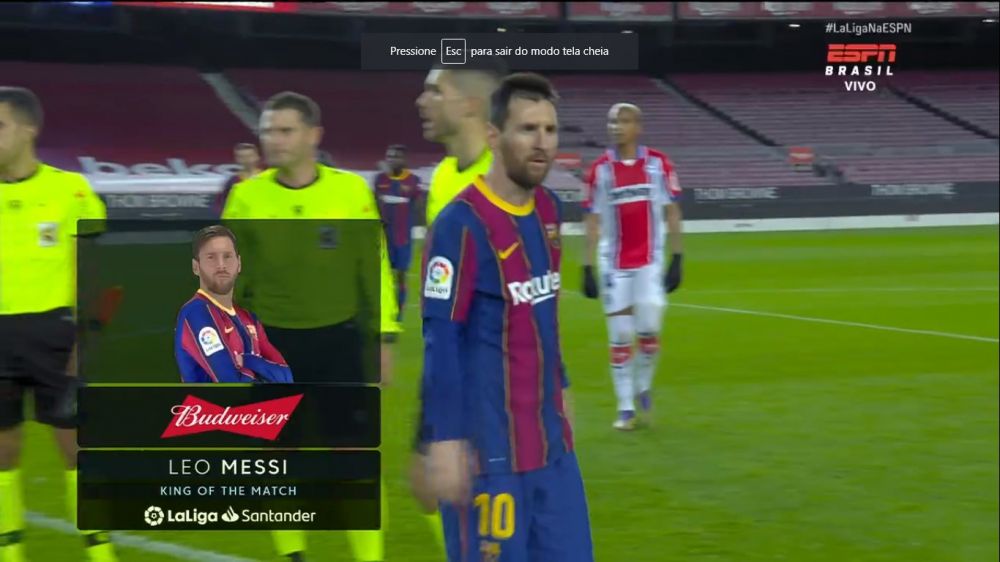 No, om SIGUR nu e! :) Doua goluri FANTASTICE ale lui Messi pentru Barcelona! Cum a marcat in MASACRUL cu Alaves: 5-1_4