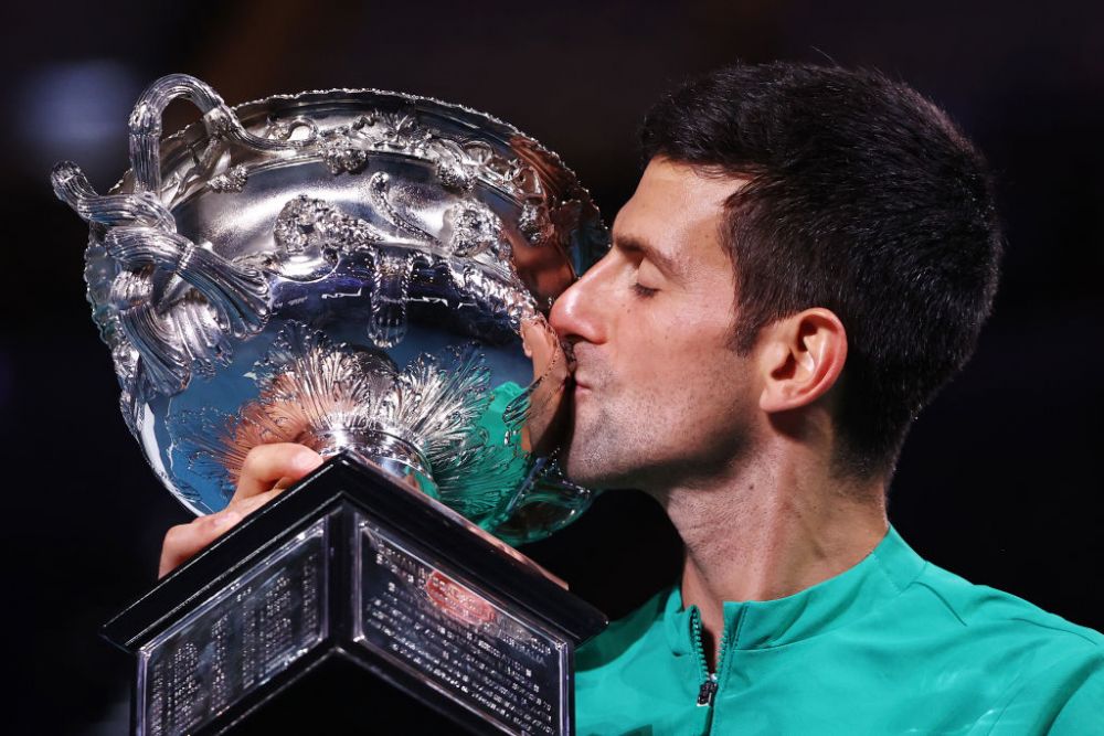 Novak Djokov18! Liderul ATP a facut instructie cu Medvedev in finala Australian Open 2021 si a castigat AL NOUALEA titlu la Melbourne_8