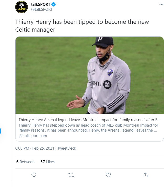 Dan Petrescu are un nou rival pentru banca lui Celtic! Legendarul Thierry Henry e anuntat de presa din Anglia ca principal favorit_6