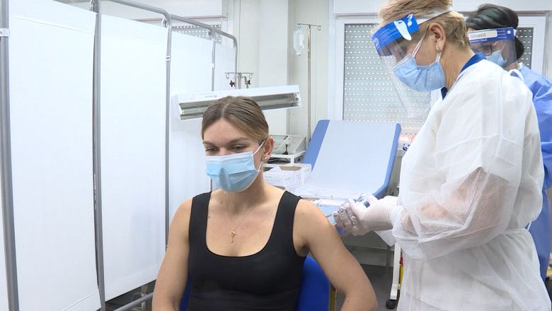 Simona Halep covid 19 Pfizer vaccin
