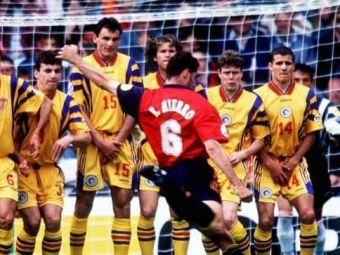 
	A fost BLAT la Romania - Spania de la Euro 96?! Declaratii tari Raducioiu: &quot;Nu vreau sa spun lucruri care pot avea urmari asupra mea!&quot; Reactia lui Ilie Dumitrescu: &quot;Daca-l intrebi inca o data, spune altceva!&quot;
