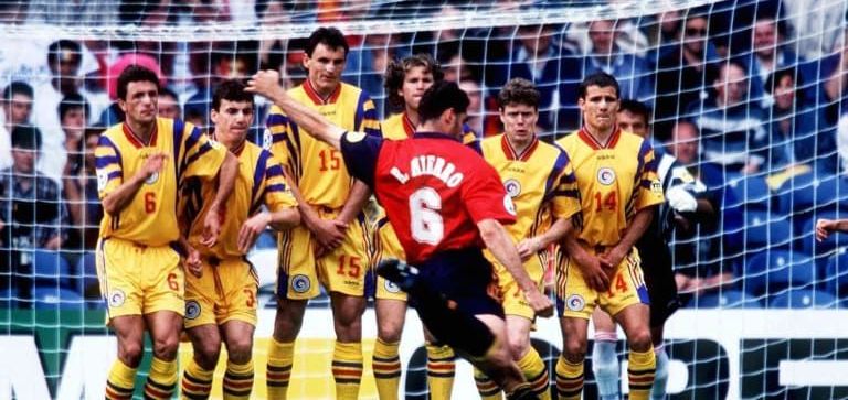 Echipa Nationala euro 1996 Florin Raducioiu Ilie Dumitrescu