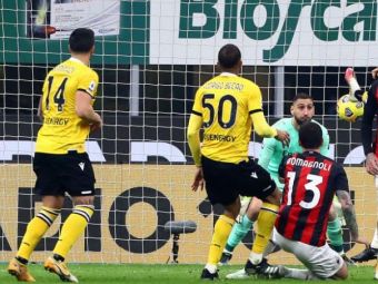 
	TRAUMA fara Zlatan! Milan a egalat pe Udinese in ultimul minut de prelungiri! Faza care face inconjurul lumii: ce s-a intamplat in minutul 48

