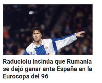 Declaratiile lui Raducioiu au ajuns in TOATA EUROPA! Ce a scris presa din Spania dupa acuzatiile de BLAT la Romania - Spania de la EURO 96_5