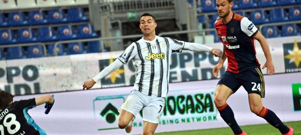 juventus Cagliari fault Ronaldo Serie A