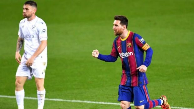 
	Messi este pur si simplu IMPOSIBIL de oprit! Starul argentinian a stabilit doua recorduri greu de depasit dupa meciul cu Huesca!
