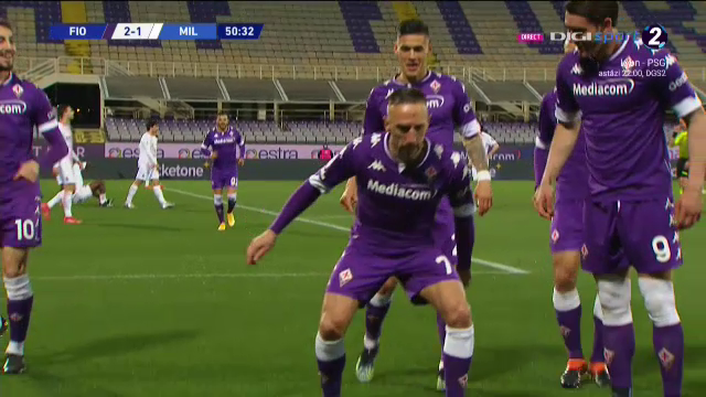 S-a intors ZEUL Zlatan! Meci superb cu 'batranii' de AUR din Serie A! A marcat si Ribery in Fiorentina 2-3 Milan_17