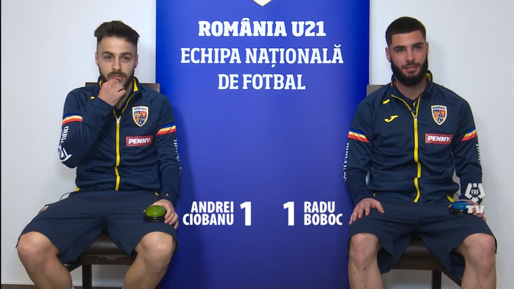 Andrei Ciobanu si Radu Boboc, in fata unei mari provocari! :) Cat de bine isi cunosc colegii de la nationala U21 _4