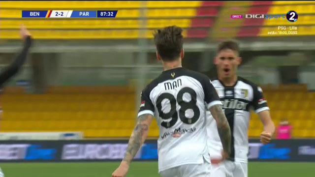 Benevento 2-2 Parma | Man, GOOOL pentru Parma in minutul 88! Reluare superba a romanului! A trecut pe langa victorie in prelungiri_2