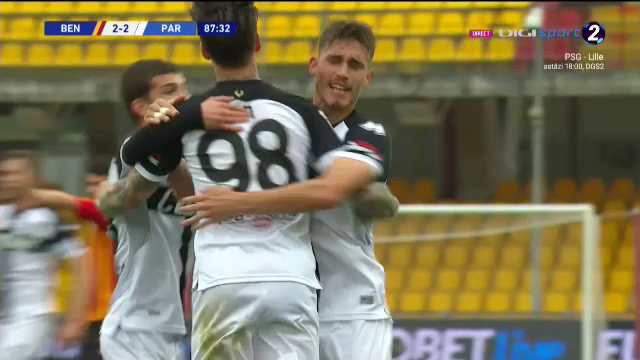Benevento 2-2 Parma | Man, GOOOL pentru Parma in minutul 88! Reluare superba a romanului! A trecut pe langa victorie in prelungiri_3