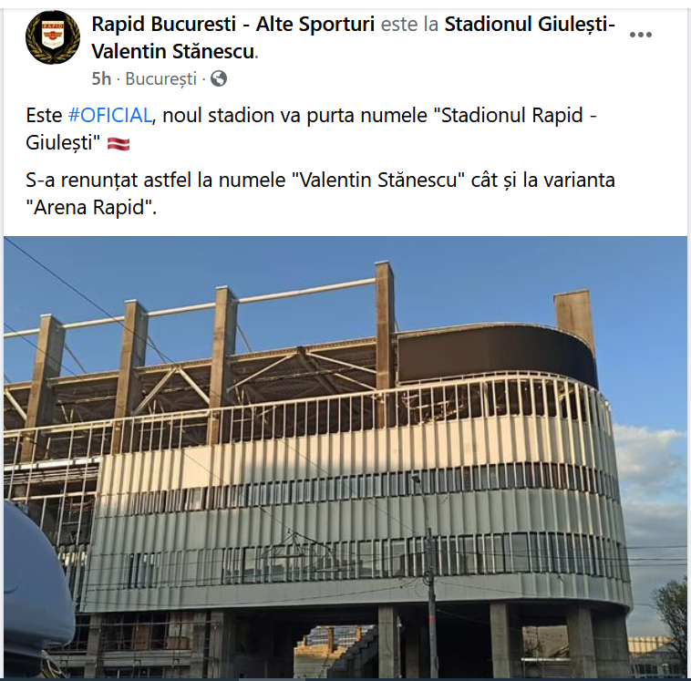 S-a ales numele pentru noul stadion al Rapidului! Arena va fi gata in toamna_1