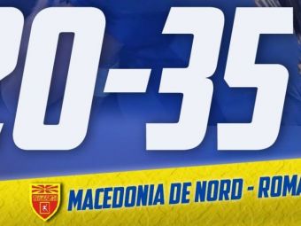 
	Masacru cu Macedonia: 35-20! Romania a castigat la 15 goluri in deplasare si merge la Mondial
