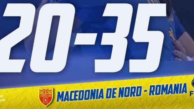 
	Masacru cu Macedonia: 35-20! Romania a castigat la 15 goluri in deplasare si merge la Mondial
