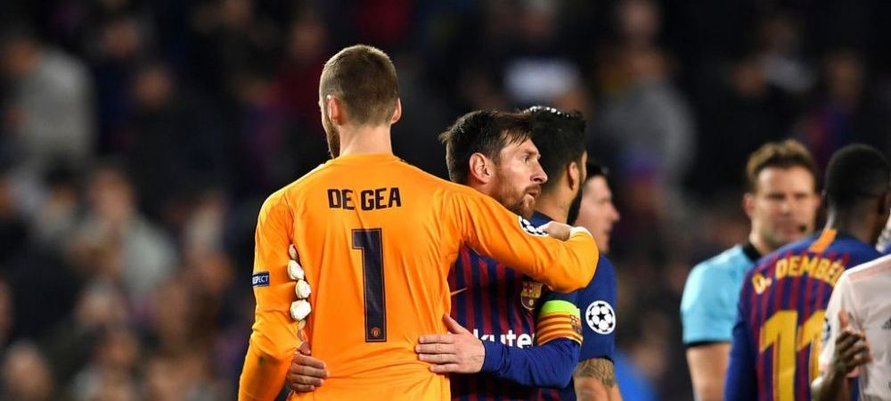 Lionel Messi Barcelona Champions League david de gea Kasper Schmeichel