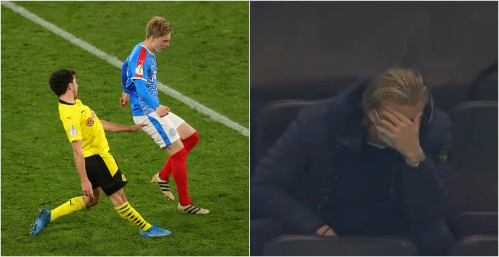 Accidentare horror la meciul lui Dortmund! Haaland nici nu s-a putut uita la coechipierul sau! Atentie, imagini cu puternic impact emotional_1