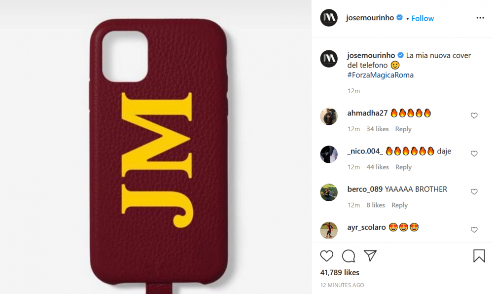 Genial! :)) Mourinho si-a anuntat venirea la Roma intr-un mod unic! Ce a postat antrenorul portughez pe Instagram_1
