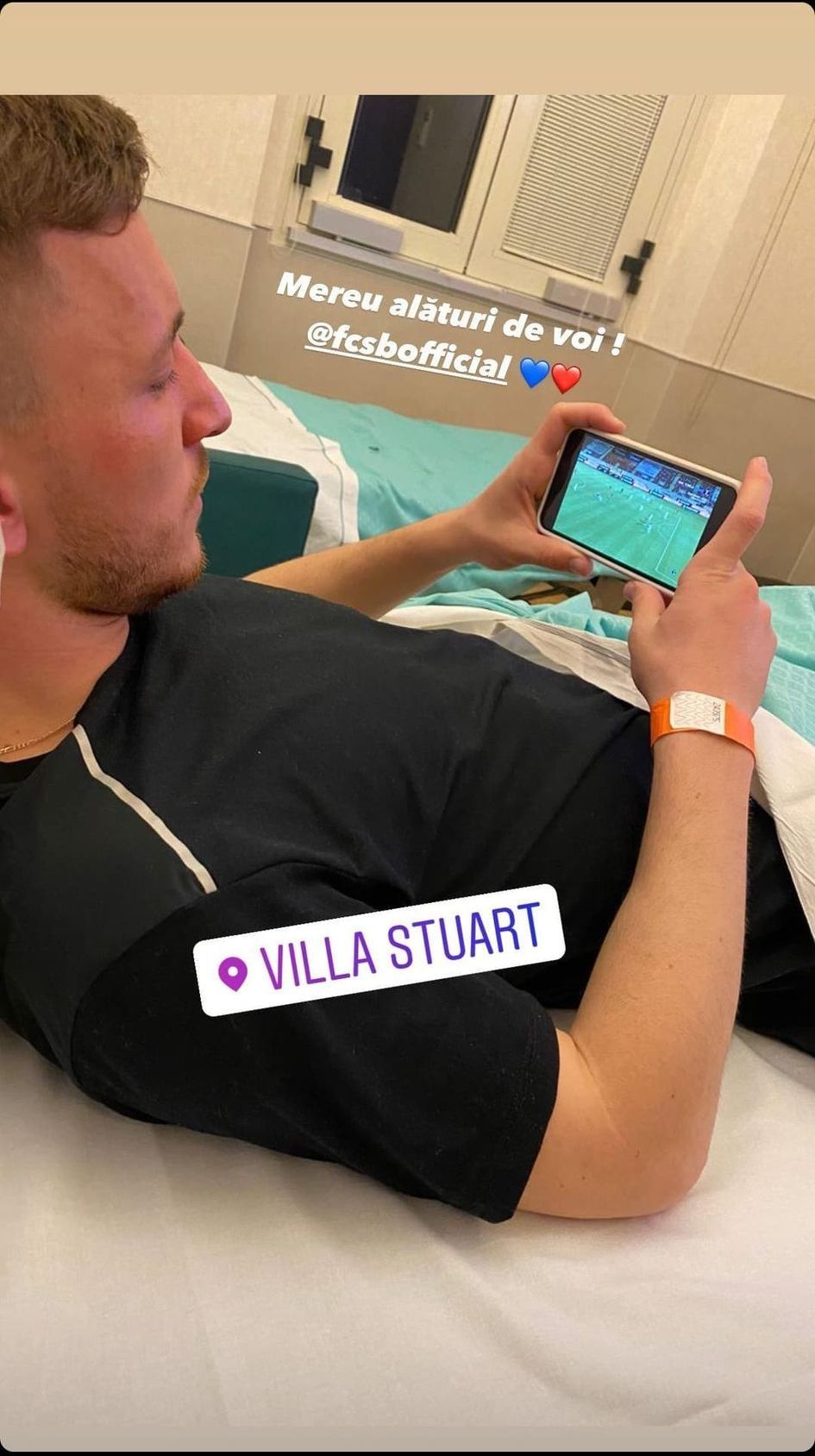 Ionut Pantiru se recupereaza la clinica vedetelor din Serie A! Cum a fost surprins jucatorul FCSB-ului _2