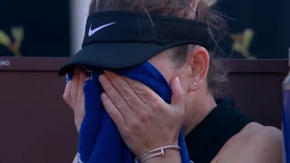 A plans de durere! Momentul in care Simona Halep s-a accidentat brusc in meciul cu Kerber si nu a mai putut sa faca niciun pas! Sanse minime de participare la Roland Garros_1