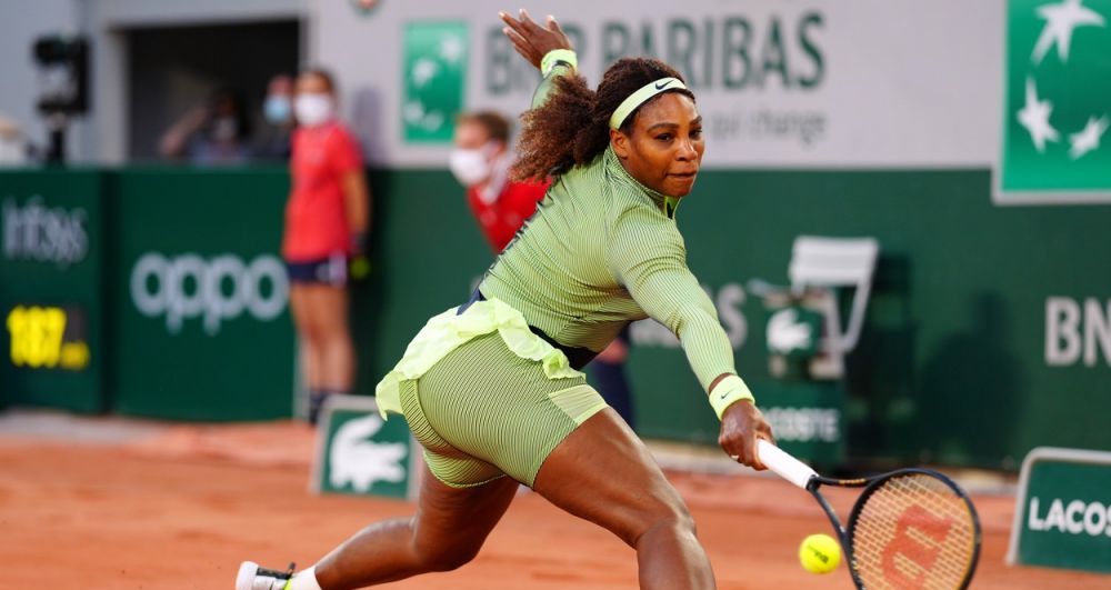 Ce echipament e asta, Serena? Americanca a furat toate privirile in meciul cu Irina Begu de la Roland Garros: cum i-au personalizat cei de la Nike incaltamintea de joc _2