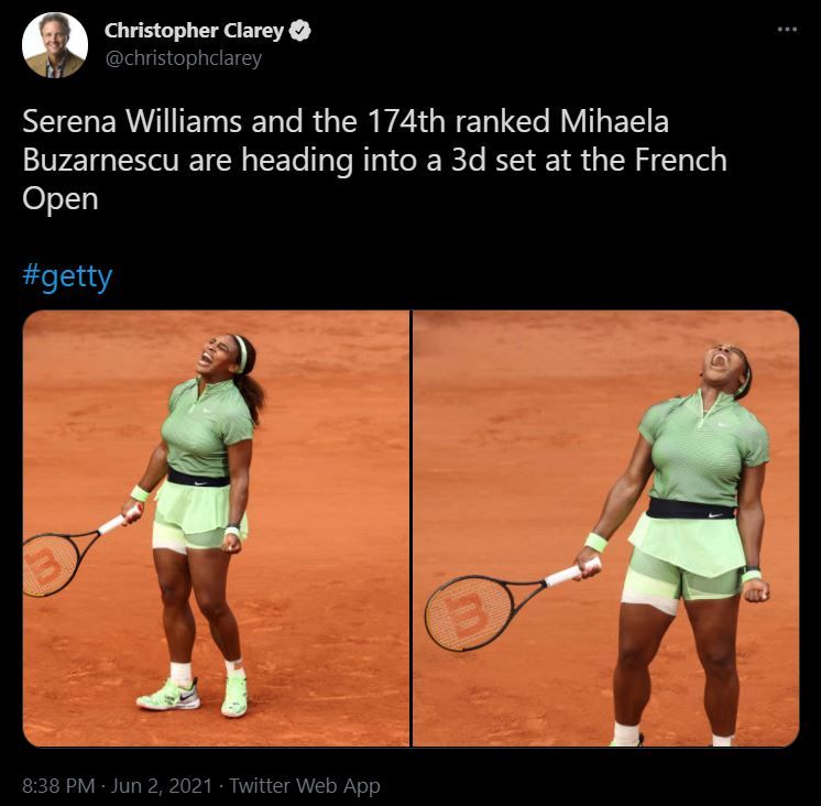 Visul frumos s-a terminat: Mihaela Buzarnescu - Serena Williams 3-6, 7-5, 1-6 in turul doi la Roland Garros! Buzarnescu a jucat admirabil in setul secund_13