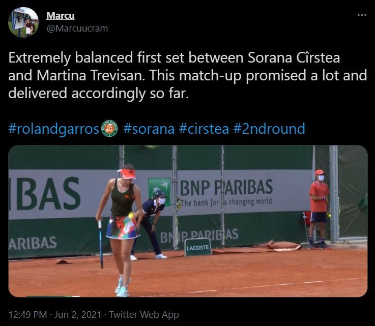 Visul frumos s-a terminat: Mihaela Buzarnescu - Serena Williams 3-6, 7-5, 1-6 in turul doi la Roland Garros! Buzarnescu a jucat admirabil in setul secund_4