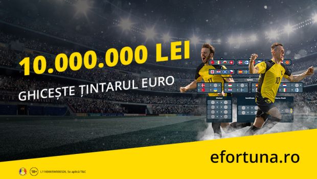 
	(P) O provocare de milioane. 10 milioane! Ghicește țintarul Euro pentru un premiu record!
