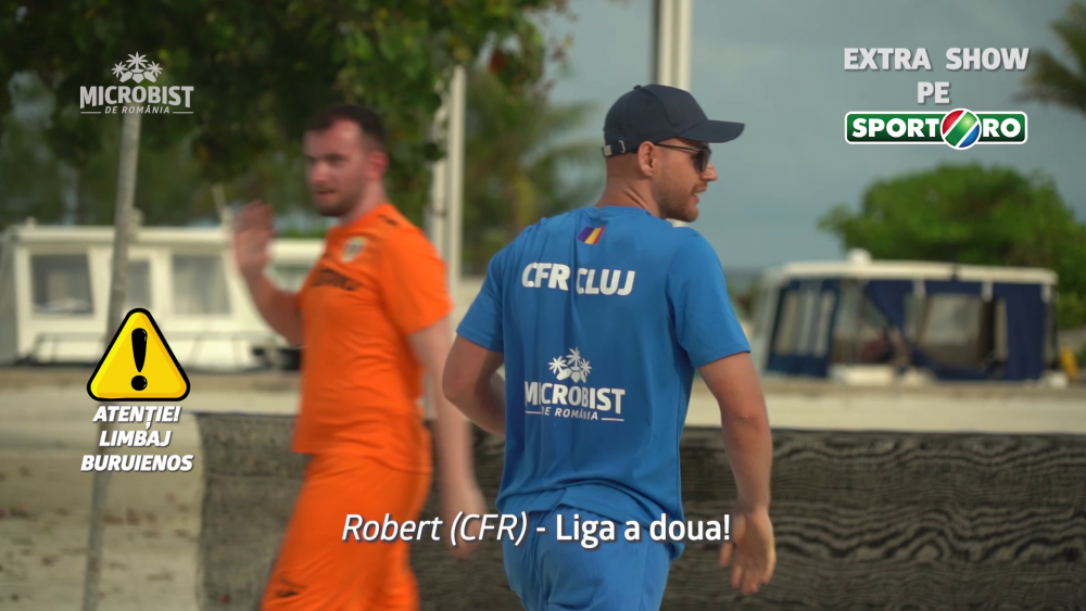 VIDEO GENIAL! CFR si U Cluj, razboi in Maldive! :)) Ce au facut luptatorii trimisi de cele doua echipe la turneul suprem al fanilor_7