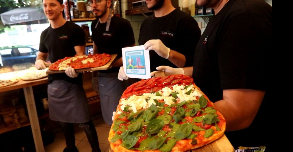 In Bucuresti, exact ca la Roma! Cel mai bun pizzaiolo din Capitala a pregatit o pizza speciala pentru debutul Euro 2020_1