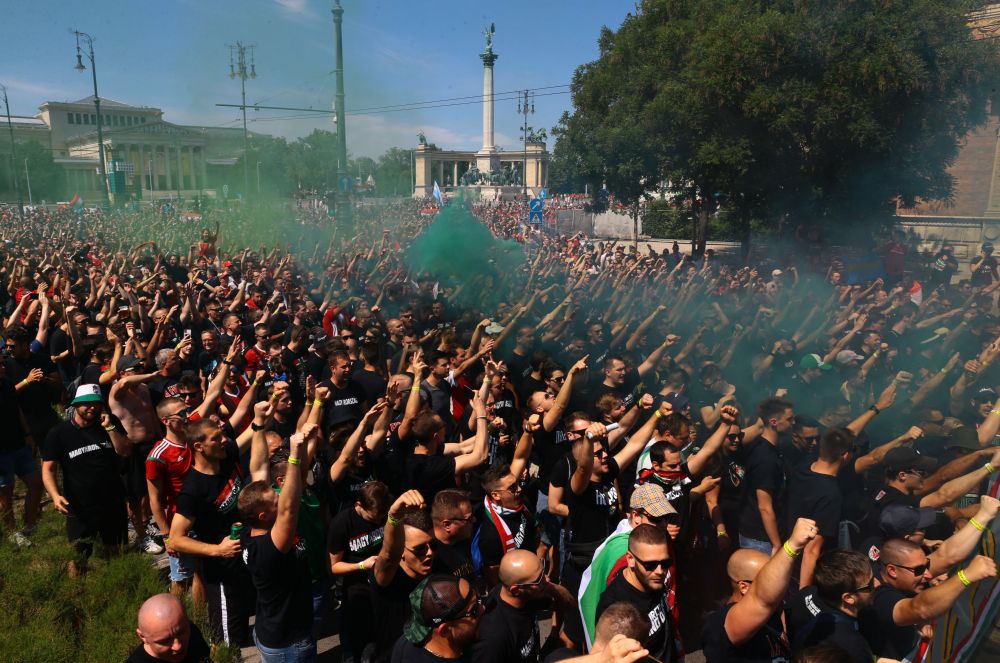 Budapesta fierbe inainte de Ungaria - Portugalia! Zeci de mii de suporteri sunt in strada!_2