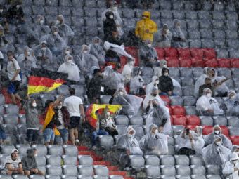
	Momente incredibile pe arena din Munchen: nemtii au inceput sa plece de pe stadion in minutul 36. Imaginile care au facut inconjurul lumii
