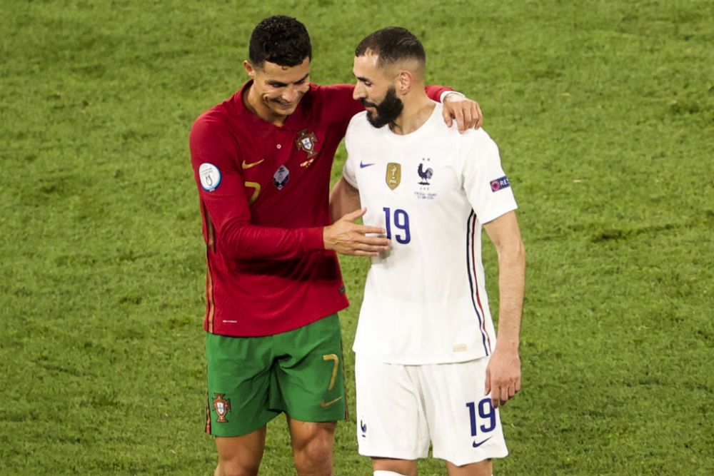 Starurile Frantei s-au batut pe tricoul lui Ronaldo. Portughezul, dezbracat la pauza si la final: secventele care au devenit virale VIDEO _3