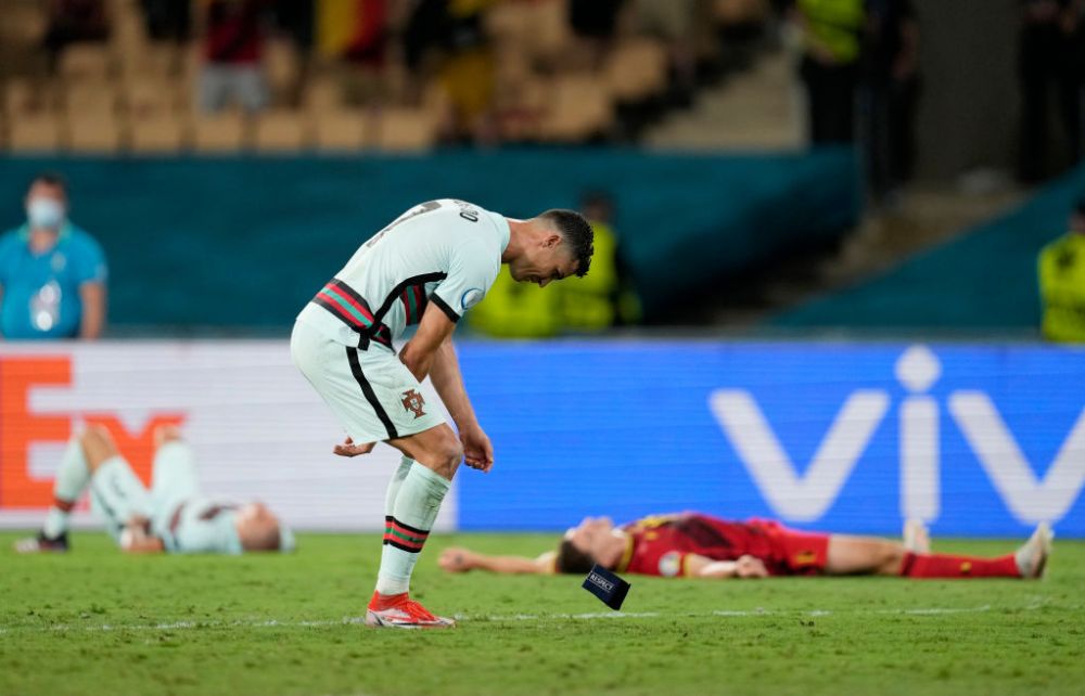 Ronaldo, furios dupa eliminarea de la Euro! Gestul facut de starul portughez la finalul meciului. Nu este pentru prima oara cand face asta_2