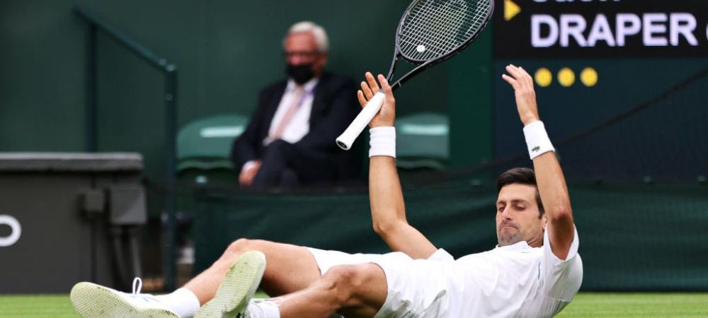 Novak Djokovic Jack Draper Wimbledon 2021