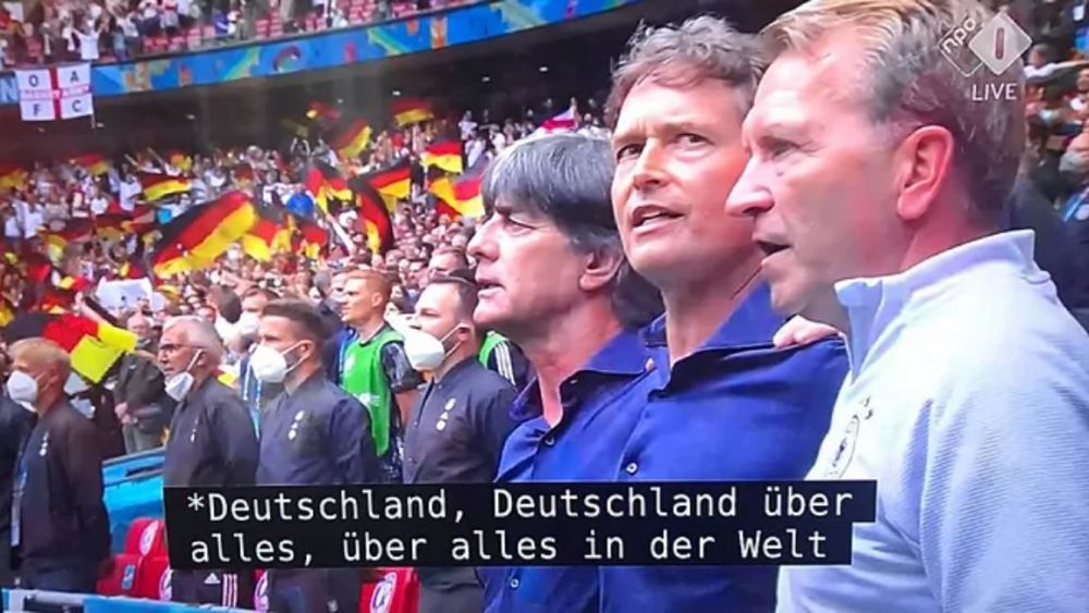 Scandalul momentului la Euro! Imnul nazist, in direct la TV inaintea meciului dintre Anglia si Germania. Cum se scuza televiziunea neerlandeza_1