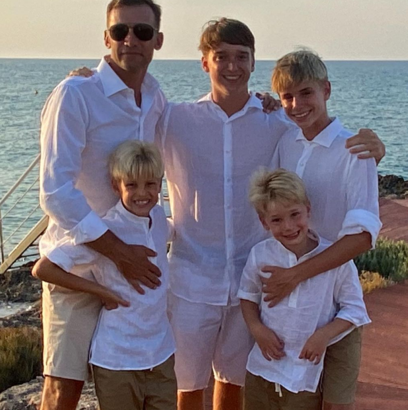 Andriy Shevchenko are o familie superba. E casatorit cu un model si au patru baieti impreuna: cat de bine arata sotia sa GALERIE FOTO _8