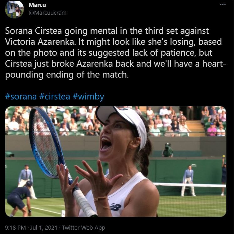 Calificare istorica: Sorana Cirstea a eliminat-o pe Victoria Azarenka, numar 14 mondial dupa un meci senzational! Romanca si-a egalat cea mai buna performanta la Wimbledon_9