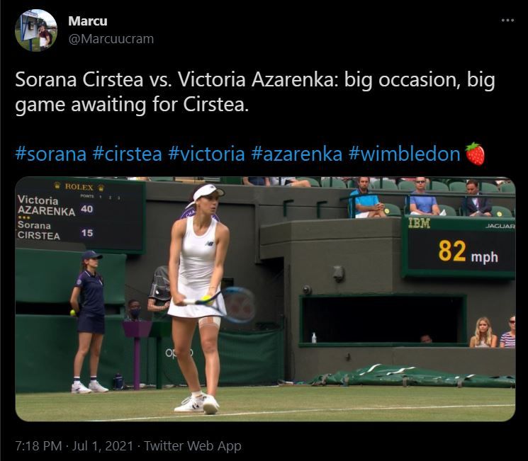 Calificare istorica: Sorana Cirstea a eliminat-o pe Victoria Azarenka, numar 14 mondial dupa un meci senzational! Romanca si-a egalat cea mai buna performanta la Wimbledon_3