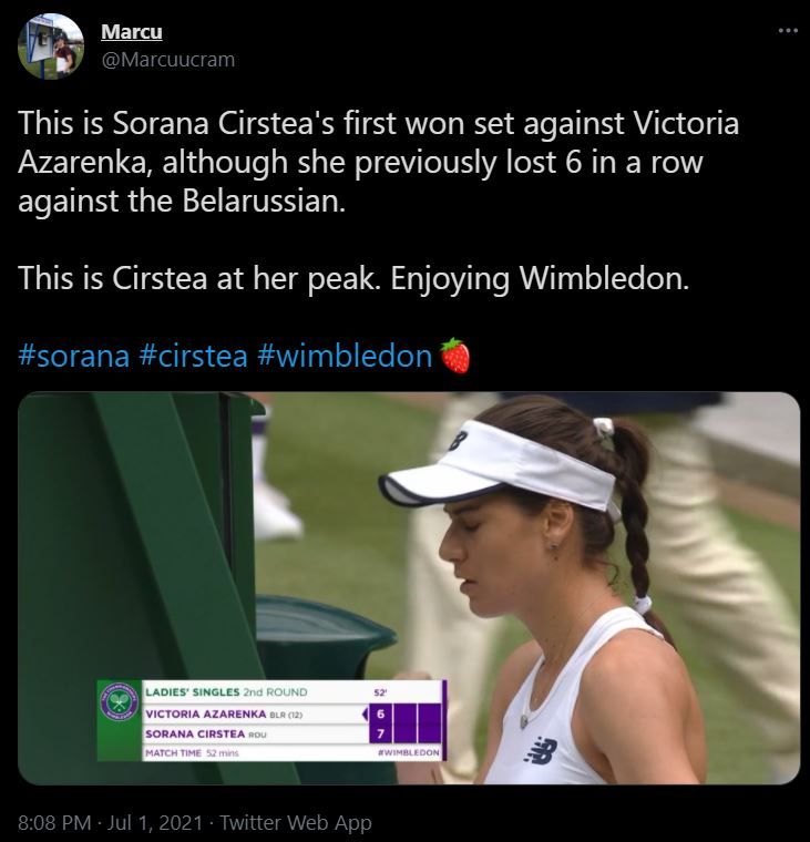 Calificare istorica: Sorana Cirstea a eliminat-o pe Victoria Azarenka, numar 14 mondial dupa un meci senzational! Romanca si-a egalat cea mai buna performanta la Wimbledon_6