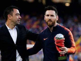 
	Legendarul Xavi ii linisteste pe fanii Barcelonei! &quot;Daca as face pariu, as spune ca Messi va continua la club&quot;
