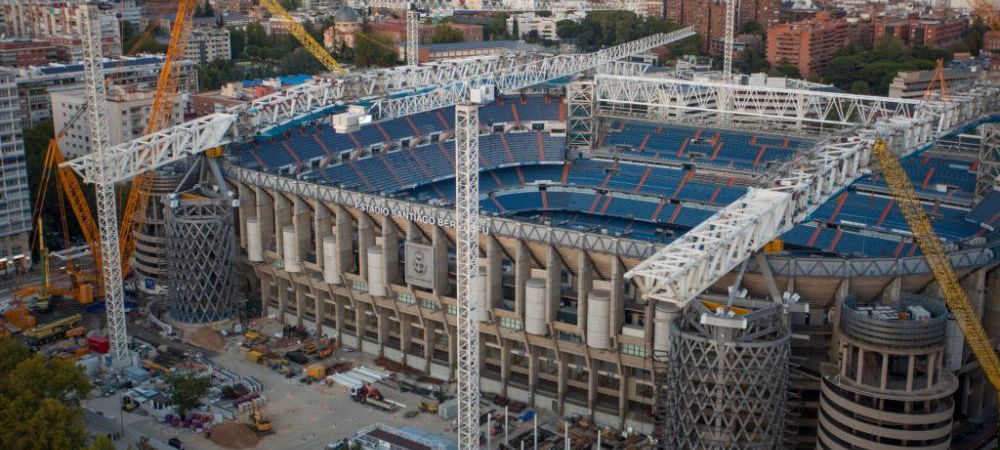 Real Madrid lucrari renovare Santiago Bernabeu Spania
