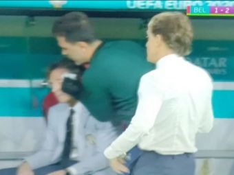 
	Imaginile care au trecut neobservate! Antrenorul Italiei a primit ingrijiri medicale chiar in timpul meciului de infarct cu Belgia
