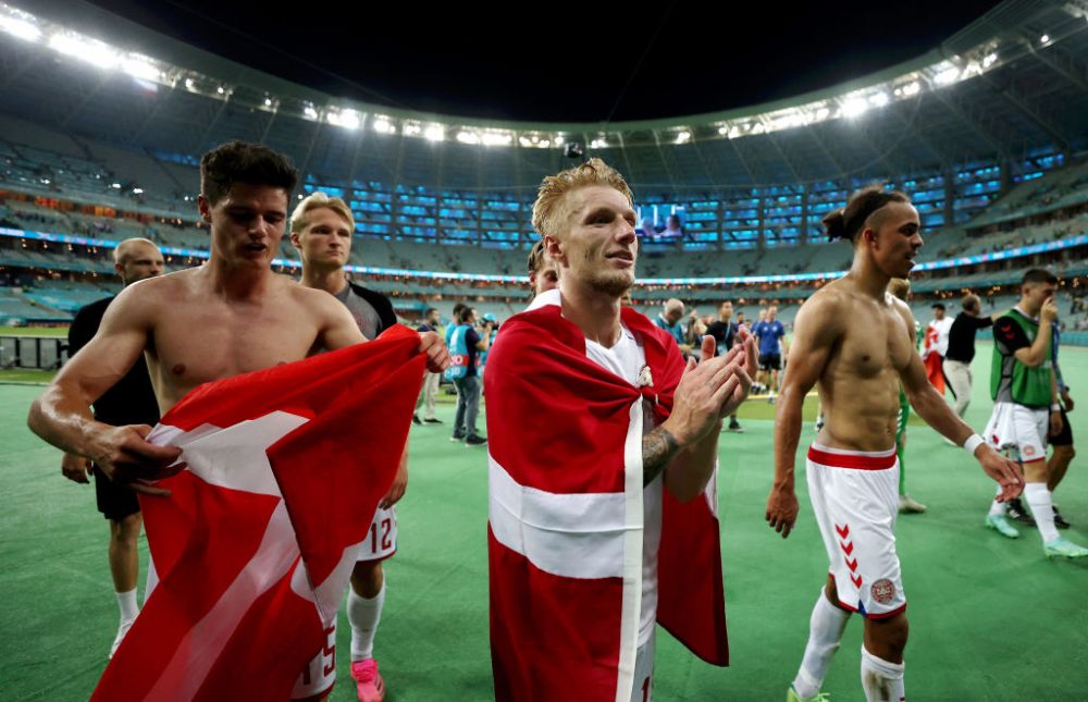 FOTO De la drama lui Eriksen la calificarea in semifinale. Bucuria danezilor in cele mai impresionante imagini de la Baku_12
